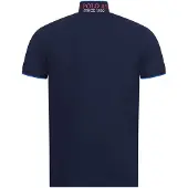 U.s. polo assn. Shirt blauw / navy / kersrood / wit