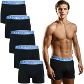 U.s. polo assn. Boxershorts lichtblauw / zwart / wit