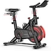 Sportstech hometrainer fiets voor thuis met magnetische weerstand, LED-display, SX175
