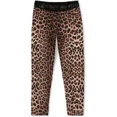 Philipp Plein Leggings ecru / chocoladebruin / zwart