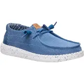 HeyDude Wendy Chambray Textiel Vrouwen Ensign Blauwe Loafers
