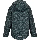 Regatta Kinderen Lever II Gekras Camouflage Waterdichte Jas (China Blauw)