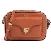 Coccinelle Beat Soft | Crossbody tas leer | bruin