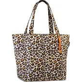 Fabrizio Strandtas Luipaard Bruin-Beige