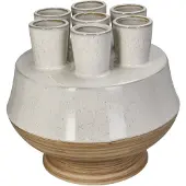 HD Collection Vase Stoneware White 22.5x22.5x20cm