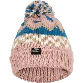 Trespass Childrens/Kids Twiglet grof gebreide muts met fleecevoering (Misty Roze/Bondi Blauw)