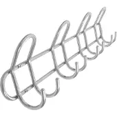 MILLARCO kapstok met 4 haken Ø8 mm x 54,5×6,5 x 13 cm satijn