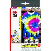 Marabu Tie-dye textielspuitverf set in modetrends