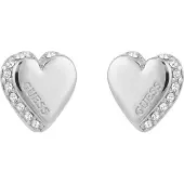 GUESS Oorbellen zilver / transparant