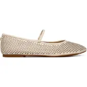 Ralph Lauren Ballerina met riempjes 'JAYNA' wit