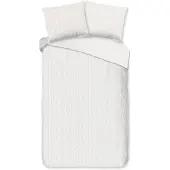 Muller Textil dekbedovertrek Noordwijk - Crème - Microvezel - 140x220
