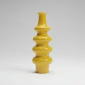TLF Interieurs Vaas Luma – Geel sculpturale designer vaas