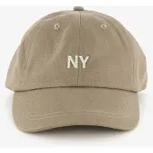Scapino Heren pet met geborduurd NY logo bruin