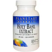 Planetary Herbals - Heilige Basilicum Extract 450 mg, 120 capsules