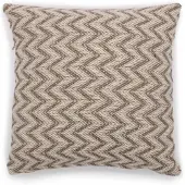 AW Gifts Klassieke kussenhoes - Herringbone Breed Grijs - 40x40cm