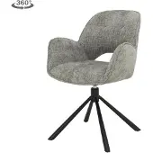 Tower Living - Isola draaibare armstoel - zilver