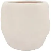 Daan Kromhout Lisboa organische bloempot voor binnen 30X30X26CM wit