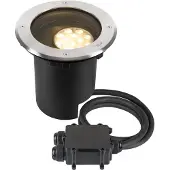SLV LED Grondspot Ø200mm | 19W 3000K 1800lm 830 DALI Dimbaar IP65 | DASAR