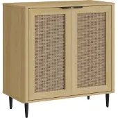 En.casa Commode Lukhomso 83x80x40 cm eikenkleurig en zwart []