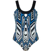 Naturana Badmode Badpak Dames | Maat: 36D | Kleur: Zwart