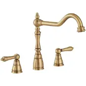 Abode Mayenne 3-gats keukenkraan Antique brass (brons)
