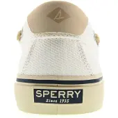 Sperry Helm 2-Eye Textiel Heren Witte Bootsschoenen