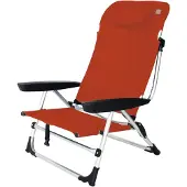 Eurotrail Marbella - Strandstoel met ligstand - Rood