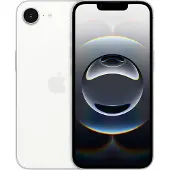 Apple iPhone 16e - Smartphone - A18-chip 48 MP camera - Wit