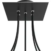 Creative Cables Krovnq205f103 Rose-one Vierkant Mat Zwart Rose Kit