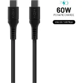 FIXED FIXDLS-CC2-BK USB-oplaadkabel