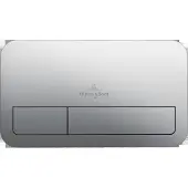 Villeroy & Boch Viconnect 2-knops bedieningsplaat Edelmat