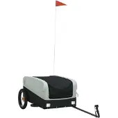 Syfax Fietstrailer 30 kg ijzer zwart en grijs