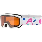 Alpina Skibril Kids Scarabeo Jr. White/Rose Matt