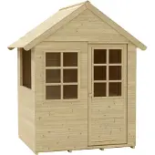 50nrth Zwerkules houten speelhuis "Holla", naturel