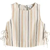 Next Top ivoor / pastelblauw / lichtgeel
