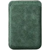 Alcanside Alcantara MagSafe Wallet Kaarthouder Groen
