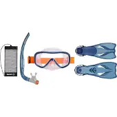 BEUCHAT Oceo Fms Snorkeling Set Blauw EU 24-26