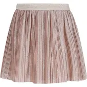 Like Flo plissé rok met glitter goud Meisjes Polyester Effen - maat 116