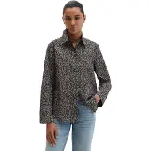 Marc O'Polo Blouse lichtgrijs / donkergrijs / zwart