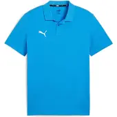 Puma Functioneel shirt 'TeamGoal' azuur / wit
