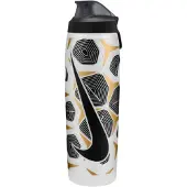 Nike Refuel Graphic Bidon 950ML Zilvergrijs Zwart Goud
