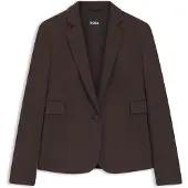 BOSS Slim-fit blazer met schuine figuurnaden Maat 34