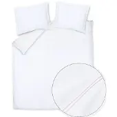 Vandyck Dekbedovertrek Purity Torino White Satijn-240 x 200 / 220 cm | Lits-Jumeaux