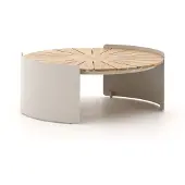 Bellagio + 15% kassakorting | Porcari lounge tuintafel ø90cm (h:35cm)