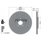 Textar Remschijf PRO 92349403, 1 stuk