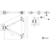 FEBI BILSTEIN Draagarm, wielophanging 197427