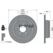 Textar 92175503 Remschijf