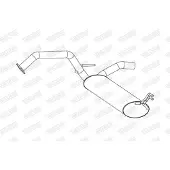 Walker 25285 Einddemper