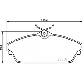 Brembo P 82 003 Remblokken