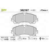 Valeo 302167 Remblokken